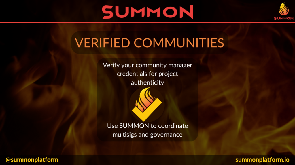 Summon Verified Communities